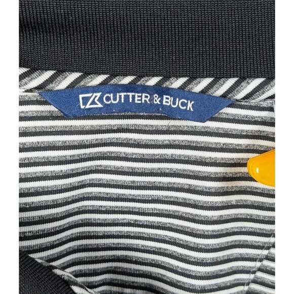 Cincinnati Bearcats Polo Shirt Mens 3XL Black White Stripe Cutter & Buck UC NCAA - Picture 4 of 4